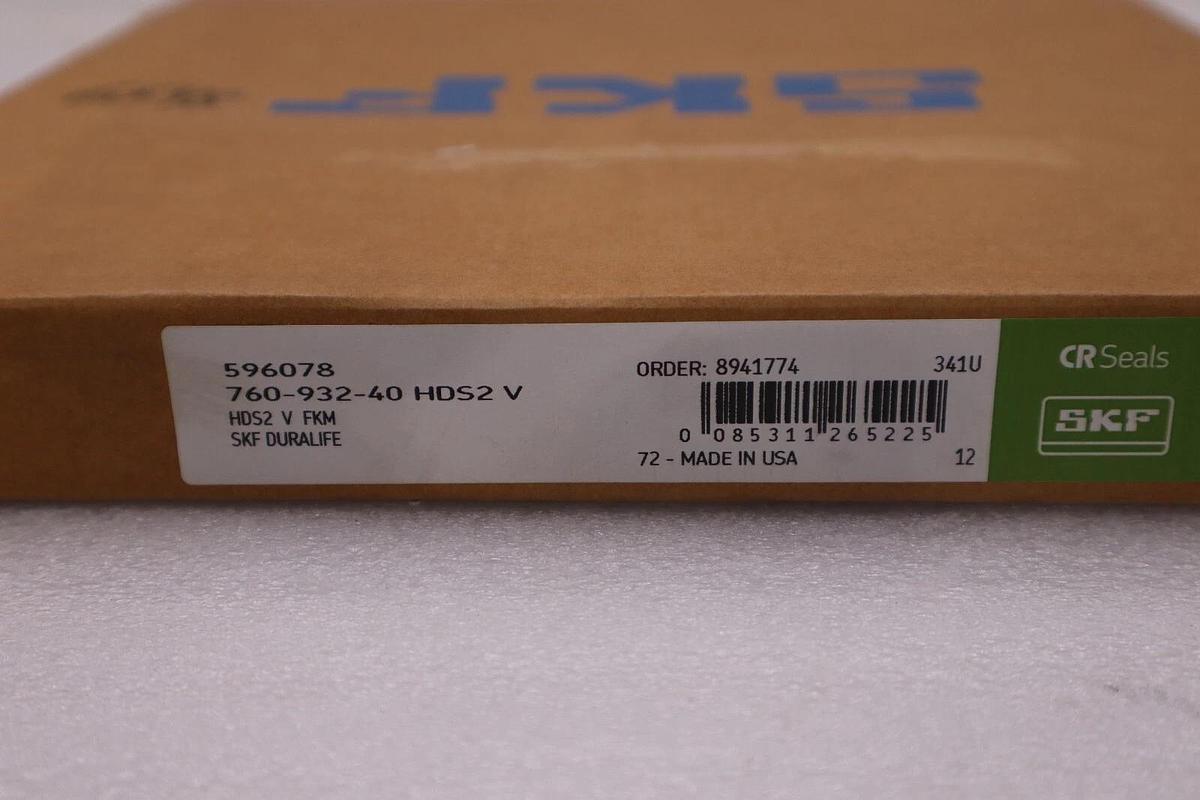 Used CR (SKF) Radial Shaft Seal 596078 NEW IN BOX STOCK (FIVE AVAILABLE) 1455B