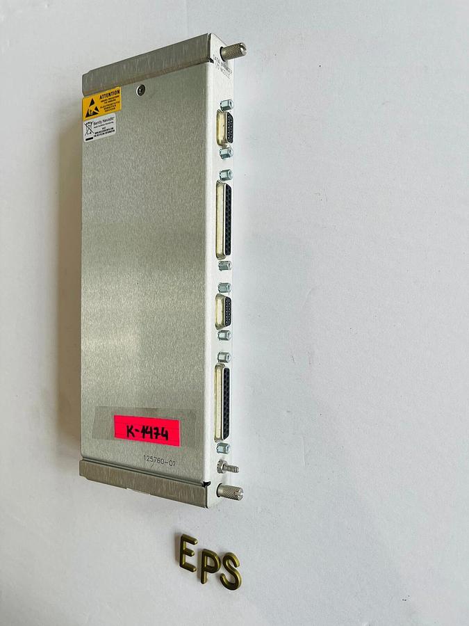 Used BENTLY NEVADA 125760-01 DATA MANAGER I/O MODULE STATIC #K-1474