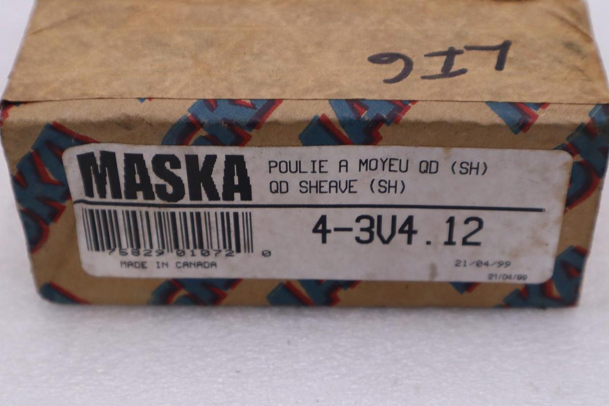 NEW Maska 4-3V4.12 Sheave STOCK H745A