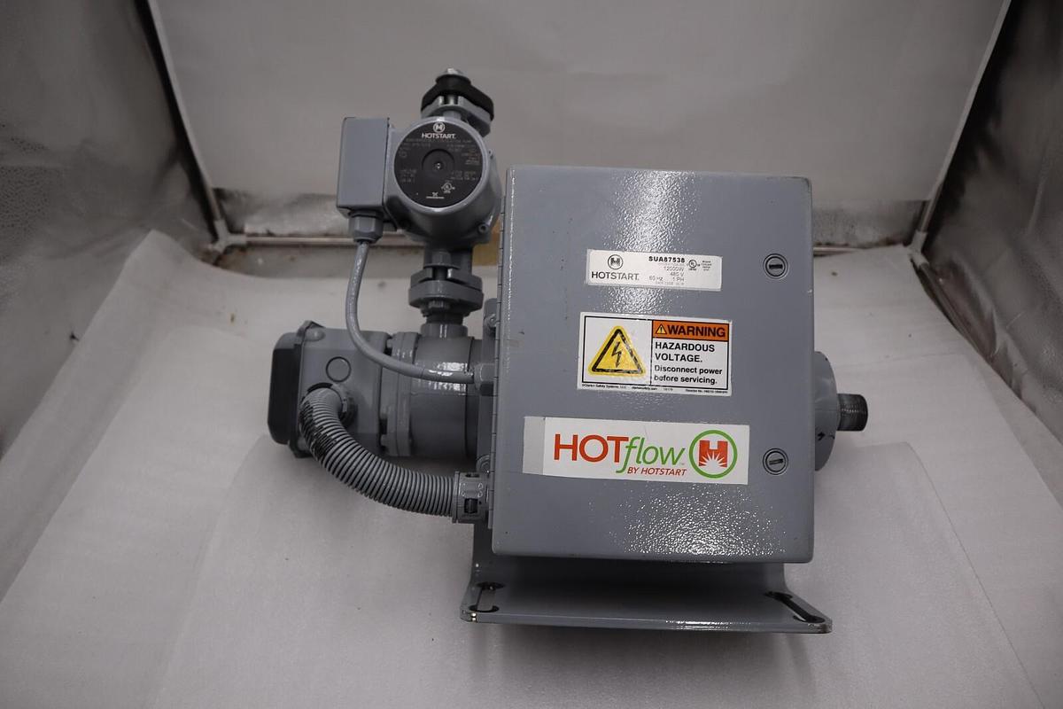 Used HOTSTART HOTFLOW SUA87538 Hot Flow Engine Block Heater & Pump NEW STOCK H759