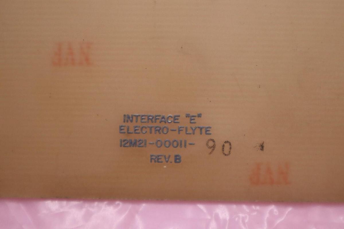 Used ELECTRO-FLYTE 12M21-00011-90 REV B REGULATOR CARD STOCK 3758A