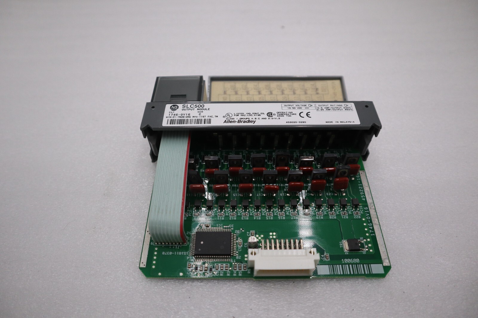 Used Allen Bradley 1746-OV16 /C SLC 500 16-Point Digital Output Module STOCK K-678-C