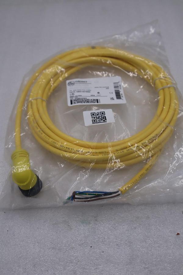NEW WOODHEAD 105001A07M050 CONNECTIVITY 5-PIN FEMALE CORDSET STOCK H837
