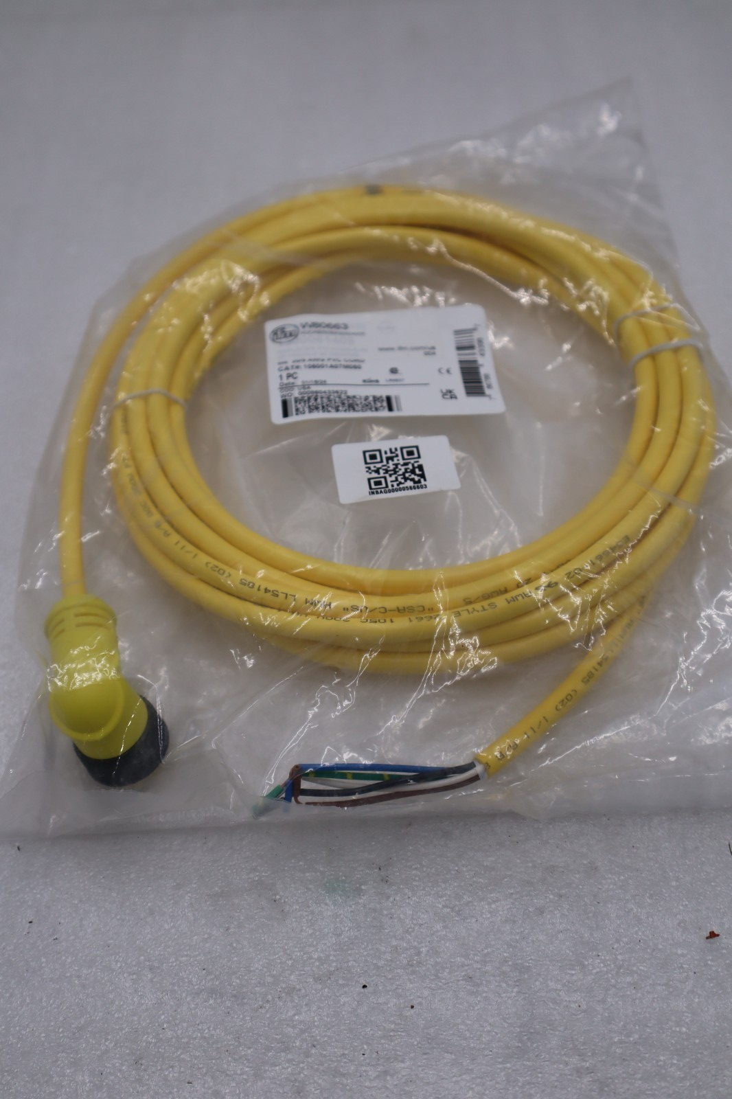 NEW WOODHEAD 105001A07M050 CONNECTIVITY 5-PIN FEMALE CORDSET STOCK H837