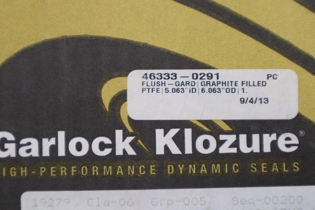 Used GARLOCK KLOZURE FLUSH GARD SEAL STOCK #4005B