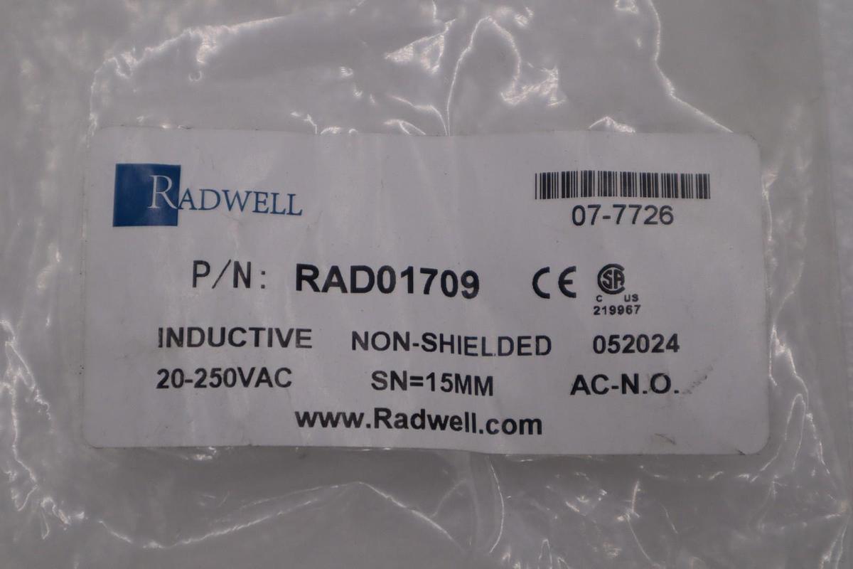 NEW RADWELL RAD01709 20-250VAC STOCK H1636A