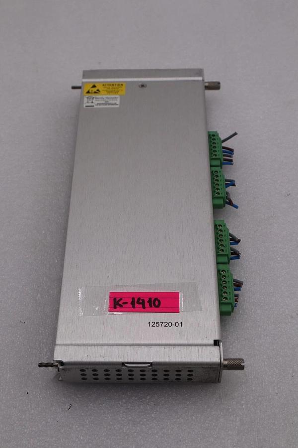 Used BENTLY NEVADA 125720-01 4 CHANNEL RELAY I/O MODULE STOCK #K-1410