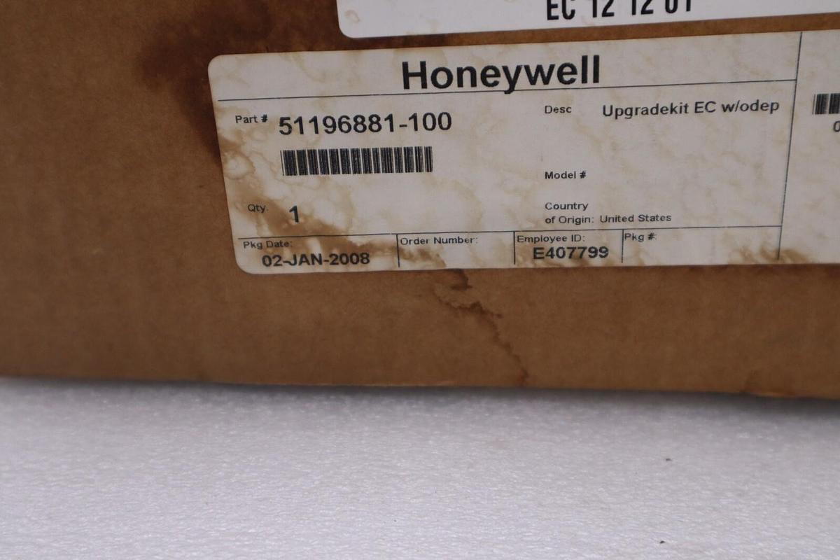 Used NEW HONEYWELL 51196881-100 UPGRADE KIT EC W/O DEP 51196881100 STOCK G587
