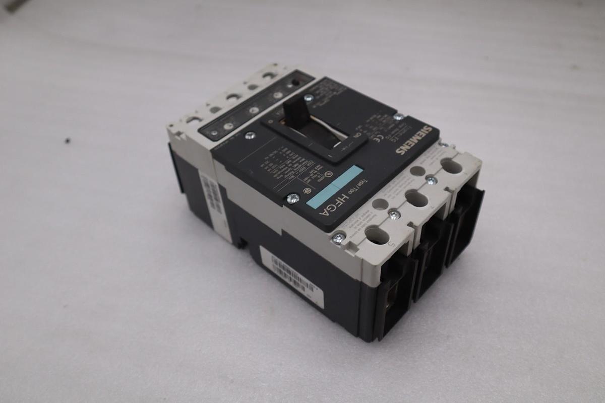 Used Siemens 3VL3125-2GE33-0AA0 250A Circuit Breaker 600V HFX3P250F HFGA 250 Amp 3P-N