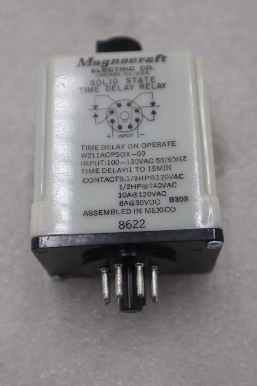 Used MAGNECRAFT RELAYS W211ACPS0X-60 STOCK #K-1970A