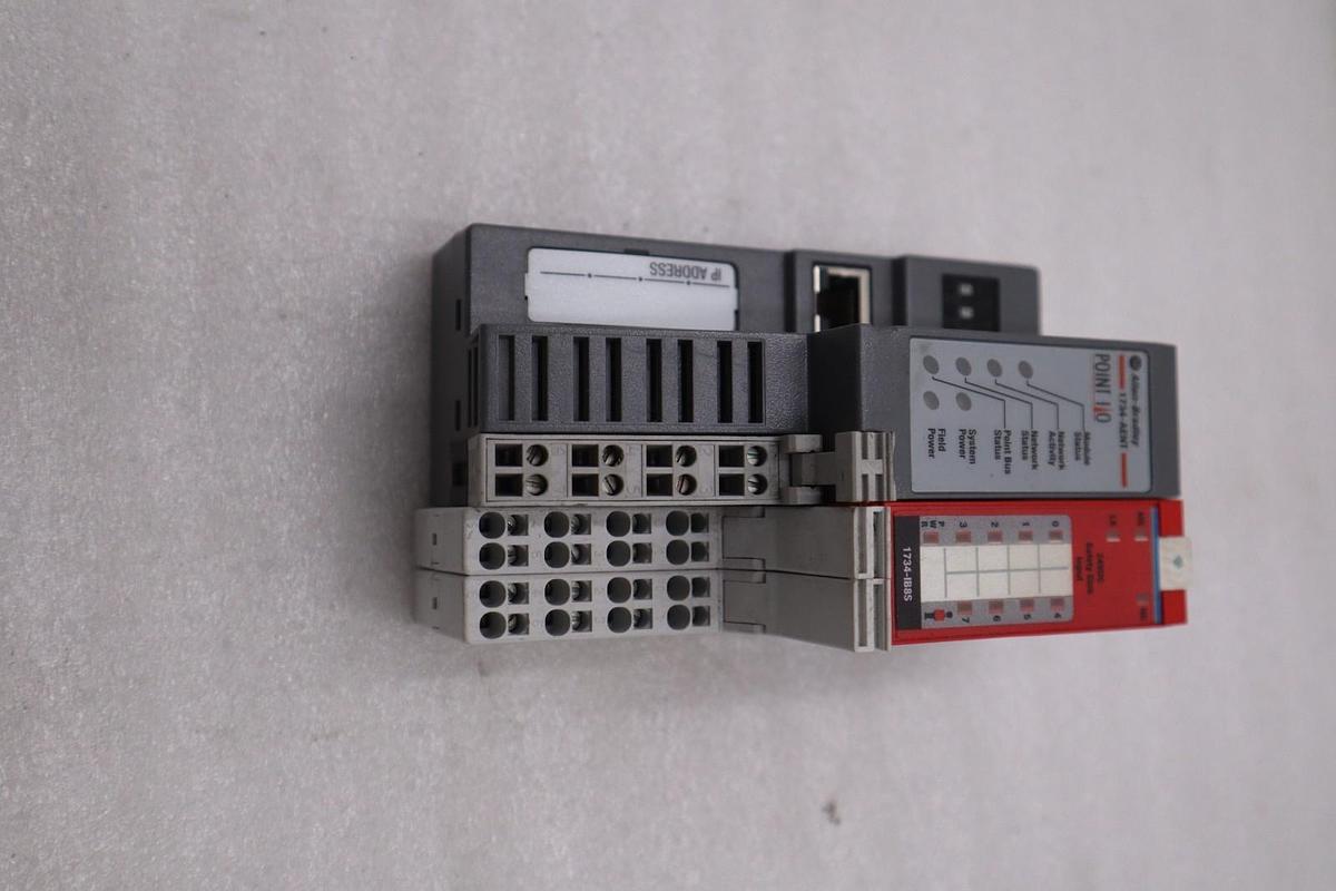 Used LOT OF 1734 ALLEN BRADLEY MODULES (AS PHOTOGRAPHED) STOCK G-396B (2ND UNIT)
