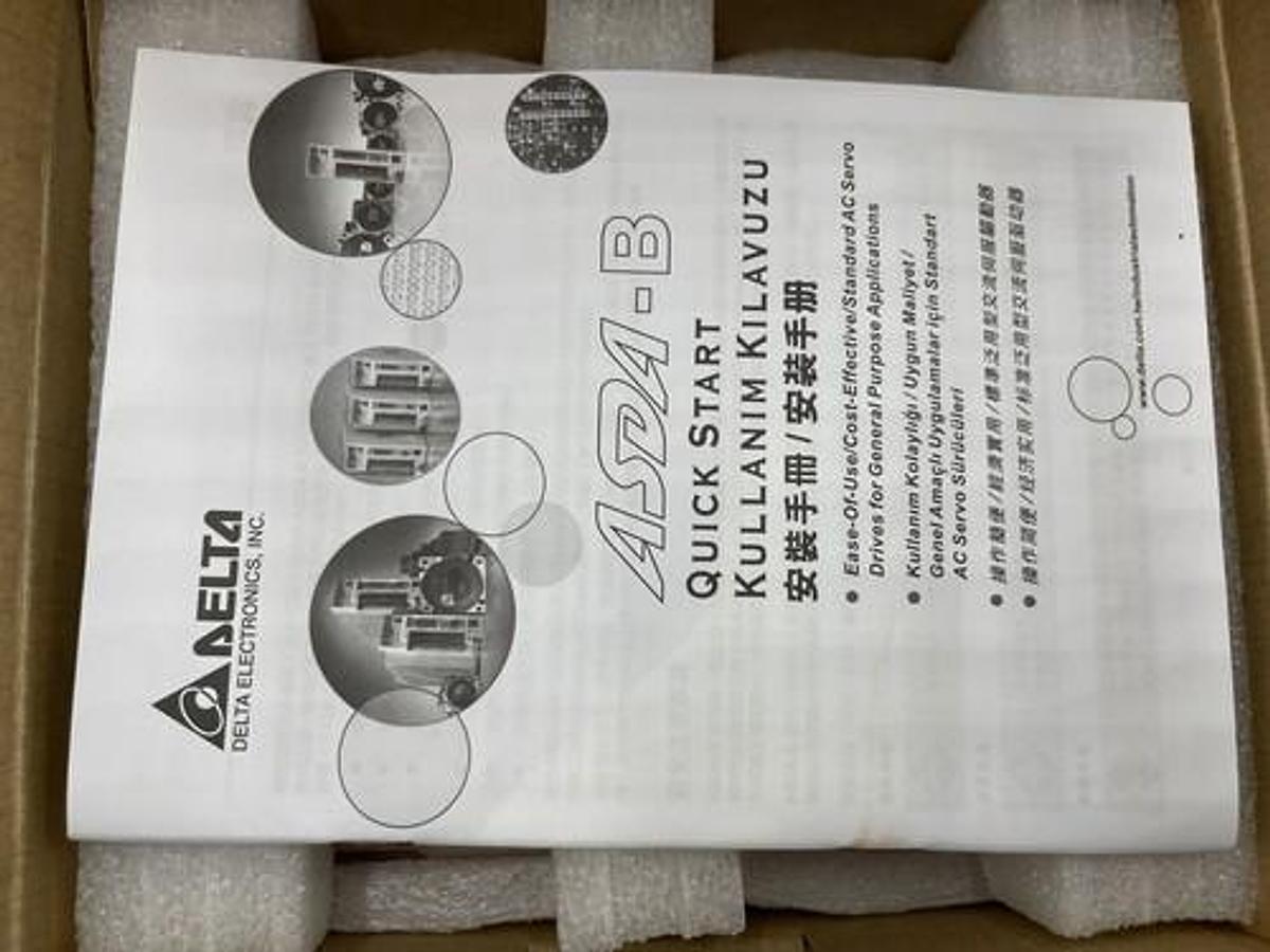 NEW IN BOX Delta ASD-B0121-A 100W AC Servo Drive STOCK 1517 18 AVAILABLE