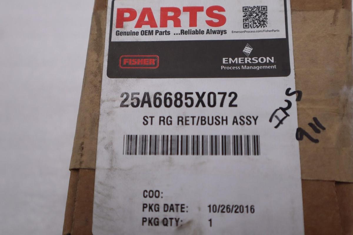 Fisher 25A6685X072 Seat Ring Retainer/bushing Assembly NEW STOCK 4623