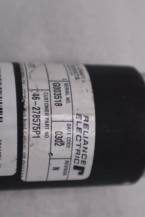 Used Reliance Electro Craft Model E286 Brushless Servo Motor STOCK B-1566