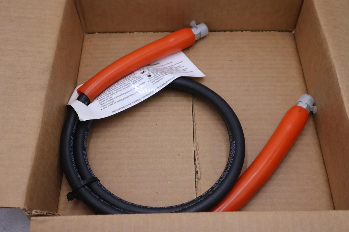NEW SPX POWER TEAM 9756 HYDRAULIC HOSE .25" INTERNAL DIA 6' - STOCK GF1234