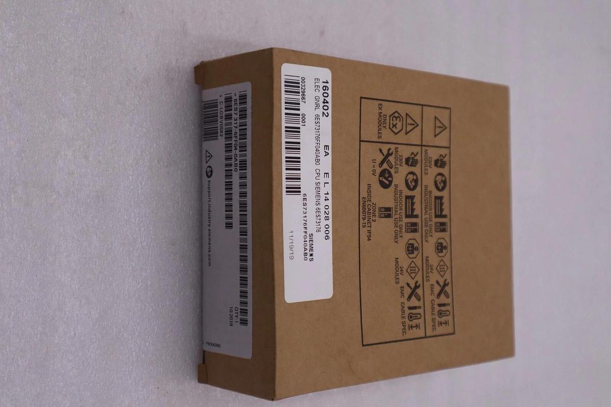 Used NEW 6ES7317-6FF04-0AB0 Central Processing Unit CPU 317F-2 SIMATIC S7-300 SIEMENS