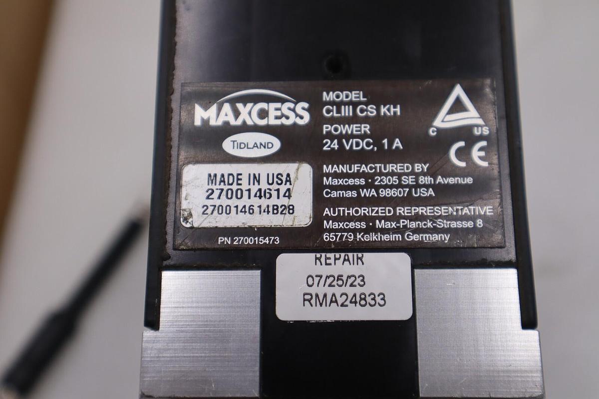Used Tidland Maxcess Series CLIII-CS-KH (270014614) Slitter Knifeholders Stock S-156A