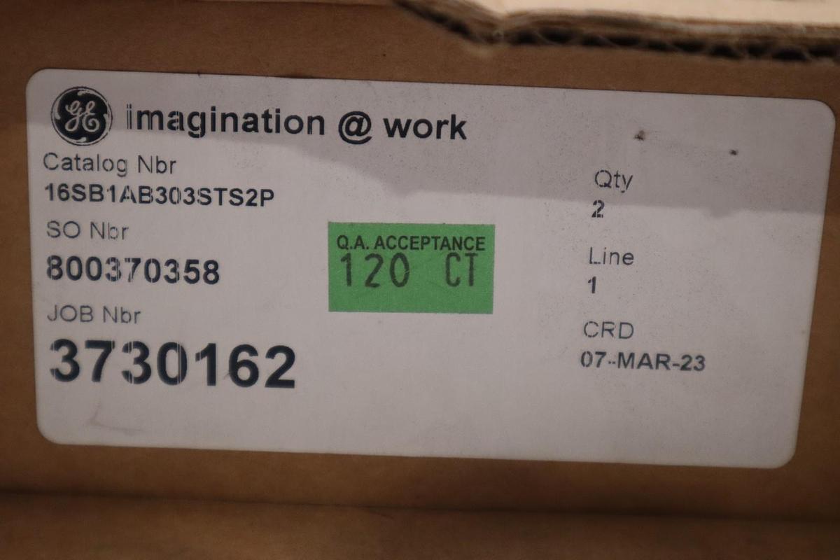 GE General Electric 16SB1AB303STS2P Rotary Control Switch STK GF1248