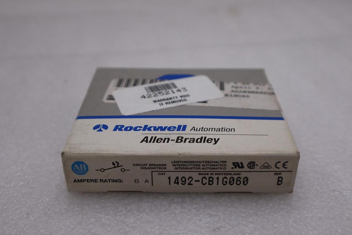 NEW IN BOX ALLEN BRADLEY 1492-CB1G060 SER. C 277VAC 6A STOCK H325A