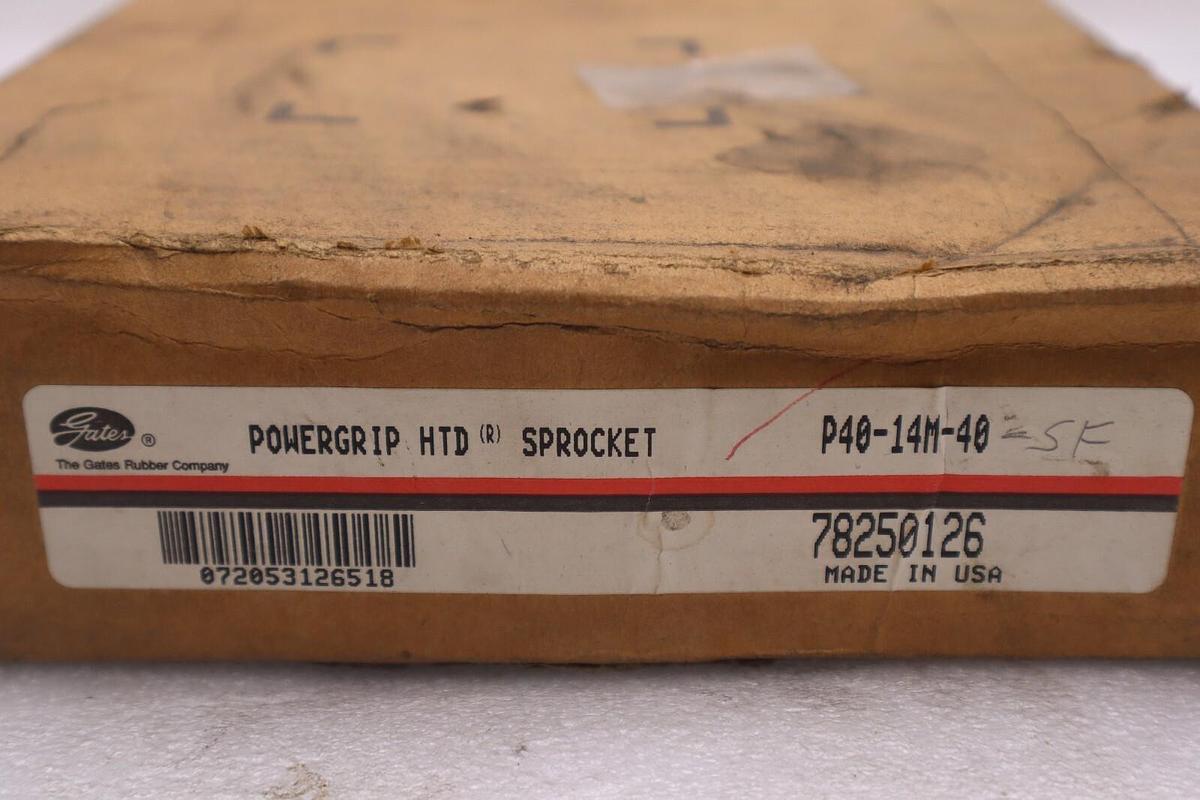Used GATES P40-14M-40-SF HTD TIMING SPROCKET LB 40TEETH 1.57INBELT WIDTH STOCK B-864