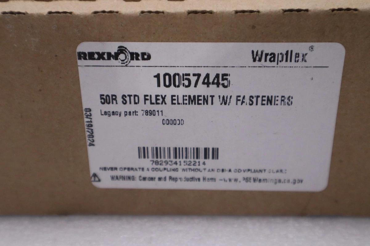 Used REXNORD 10057445 STD FLEX ELEMENT W/FASTENERS NEW IN BOX STOCK GF-1308