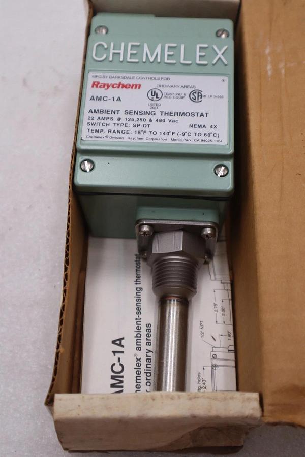 CHEMELEX Raychem AMC-1A Ambient-Sensing Thermostat C77125-000 NEW STOCK 1014B