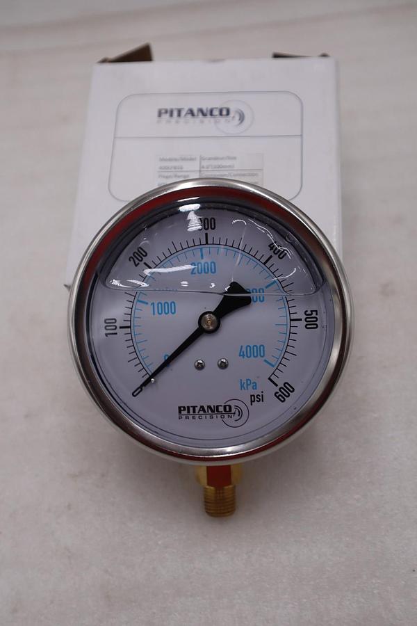 PITANCO 400LFB16 4" 600 PSI 1/4 NPT - STOCK GF1072