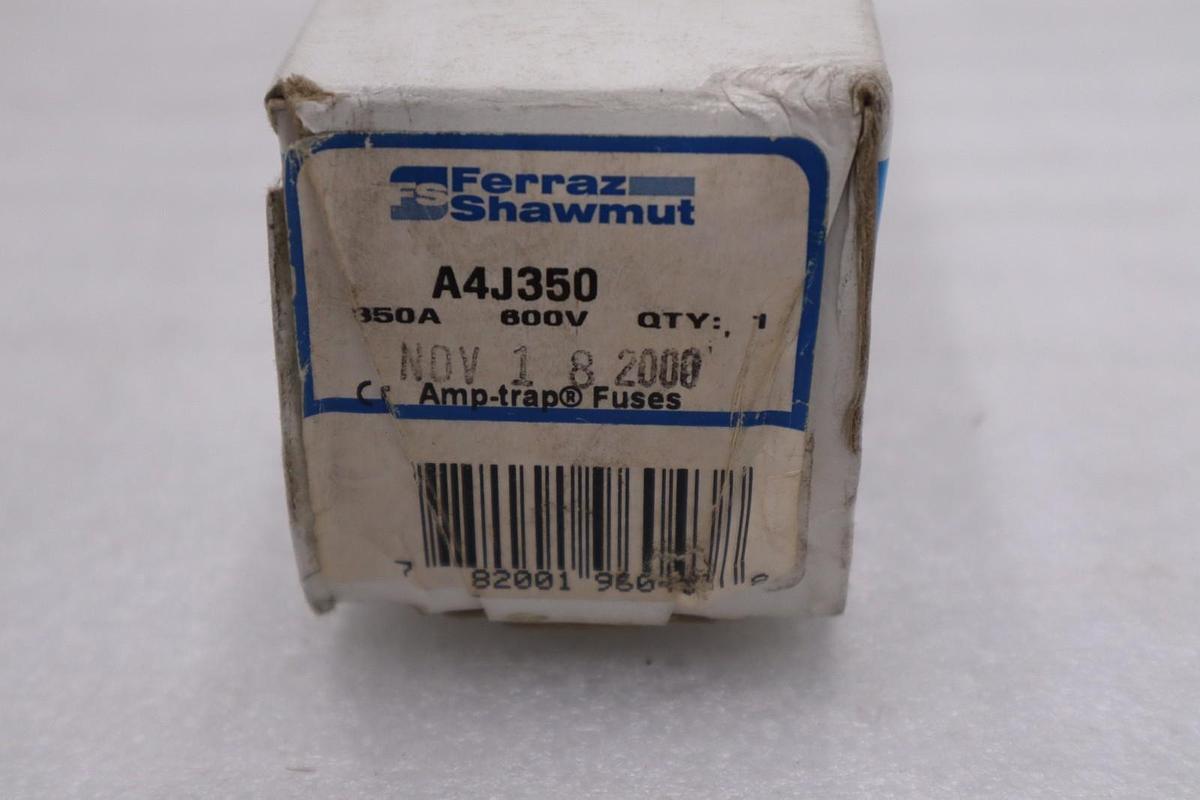 Mersen A4J350 Class J Fuse 350 Amp 600 Volt Fast-Acting Blade Mount - STK GF845
