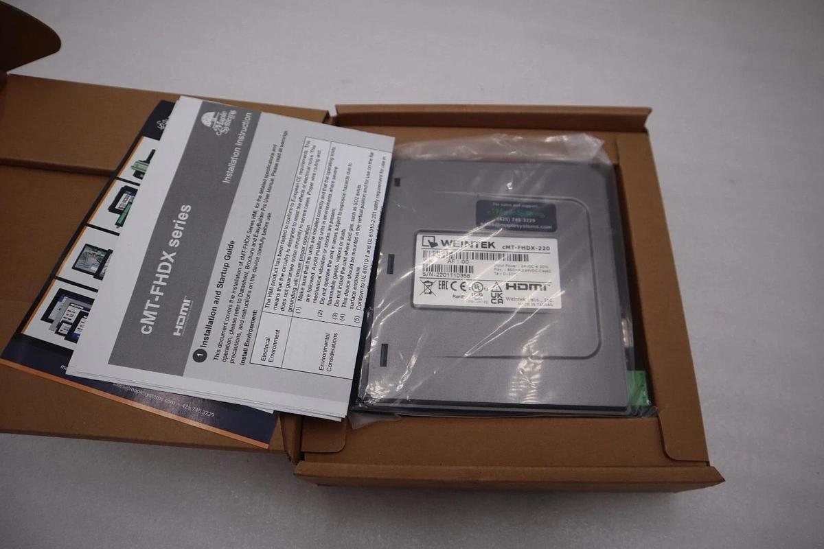 WEINTEK MAPLE SYSTEMS CMT-FHDX-220 / CMTFHDX220 NEW UNIT (FIVE AVAILABLE) #H4A