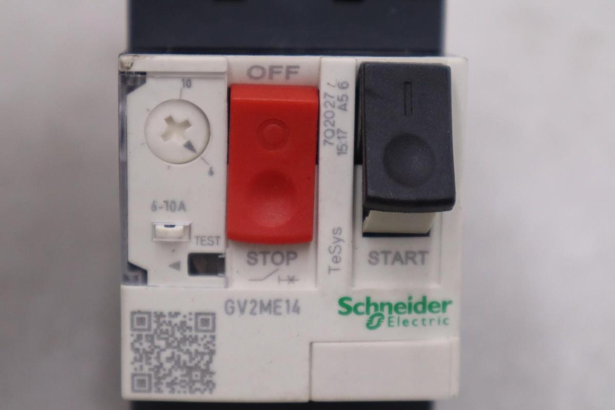 Used SCHNEIDER ELECTRIC GV2ME14 STOCK #L-234B