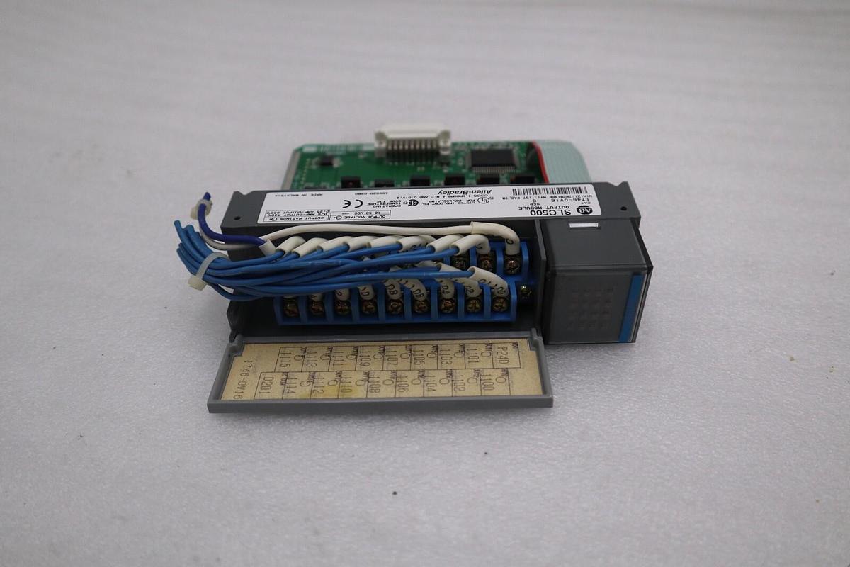 Used Allen Bradley 1746-OV16 Ser. C Output Module SLC 500 1746OV16 AB STOCK K-83-D