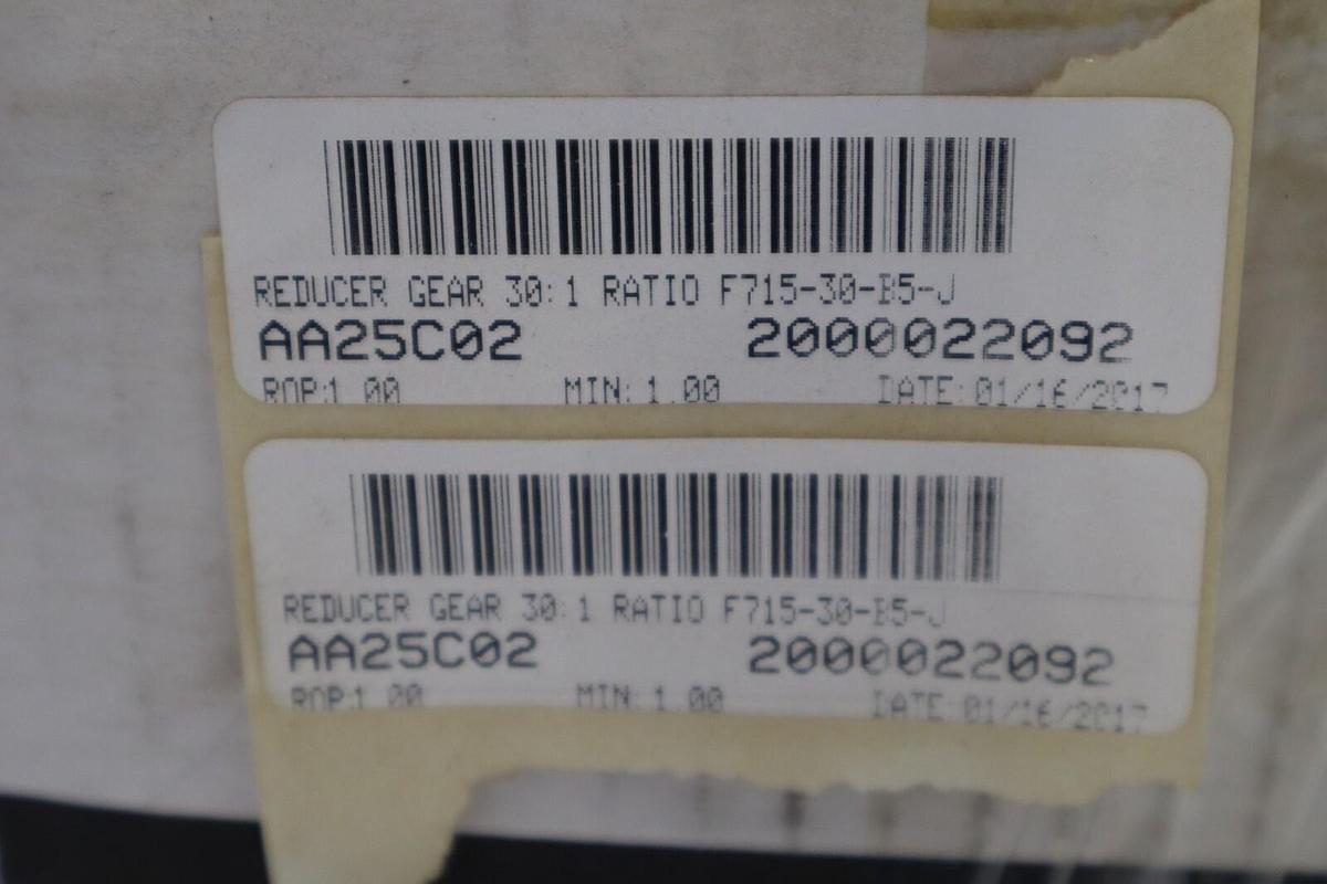 Used ALTRA INDUSTRIAL MOTION F715-30-B5-J SPEED REDUCER RIGHT ANGLE STOCK 3027A