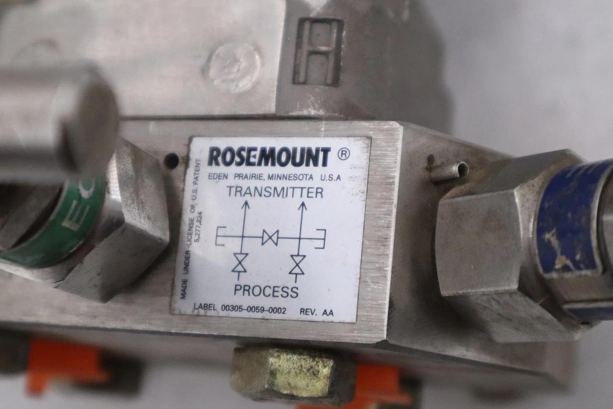 Used FISHER ROSEMOUNT 3051CD2A02A1AS5/03031-0761-0022 PRESSURE TRANSMITTER #GF510