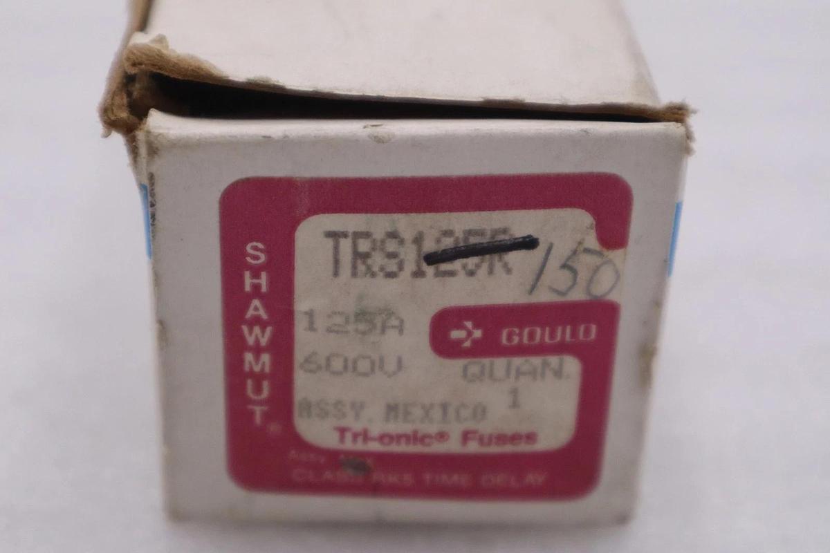 Used Ferraz Shawmut TRS150R Class RK5 150A Dual-Element Fuse - STOCK 5837A