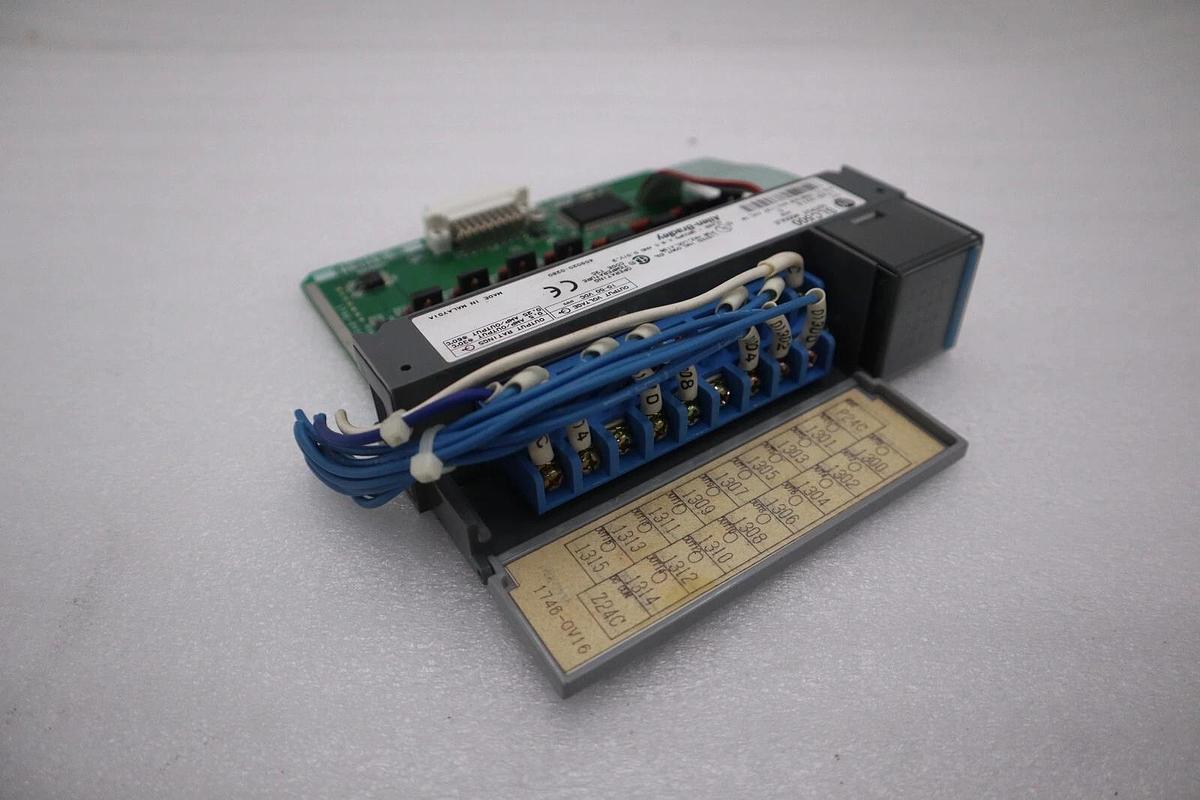 Used Allen Bradley 1746-OV16 /C SLC 500 16-Point Digital Output Module STOCK K-676-C