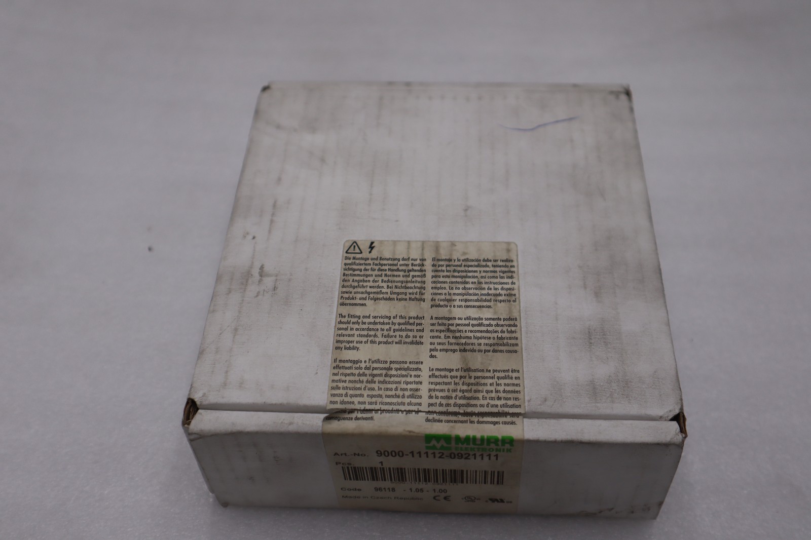 Used NEW OPEN BOX Murr Elektronik Switch Mode Power Supply 9000-11112-0921111 --GF298