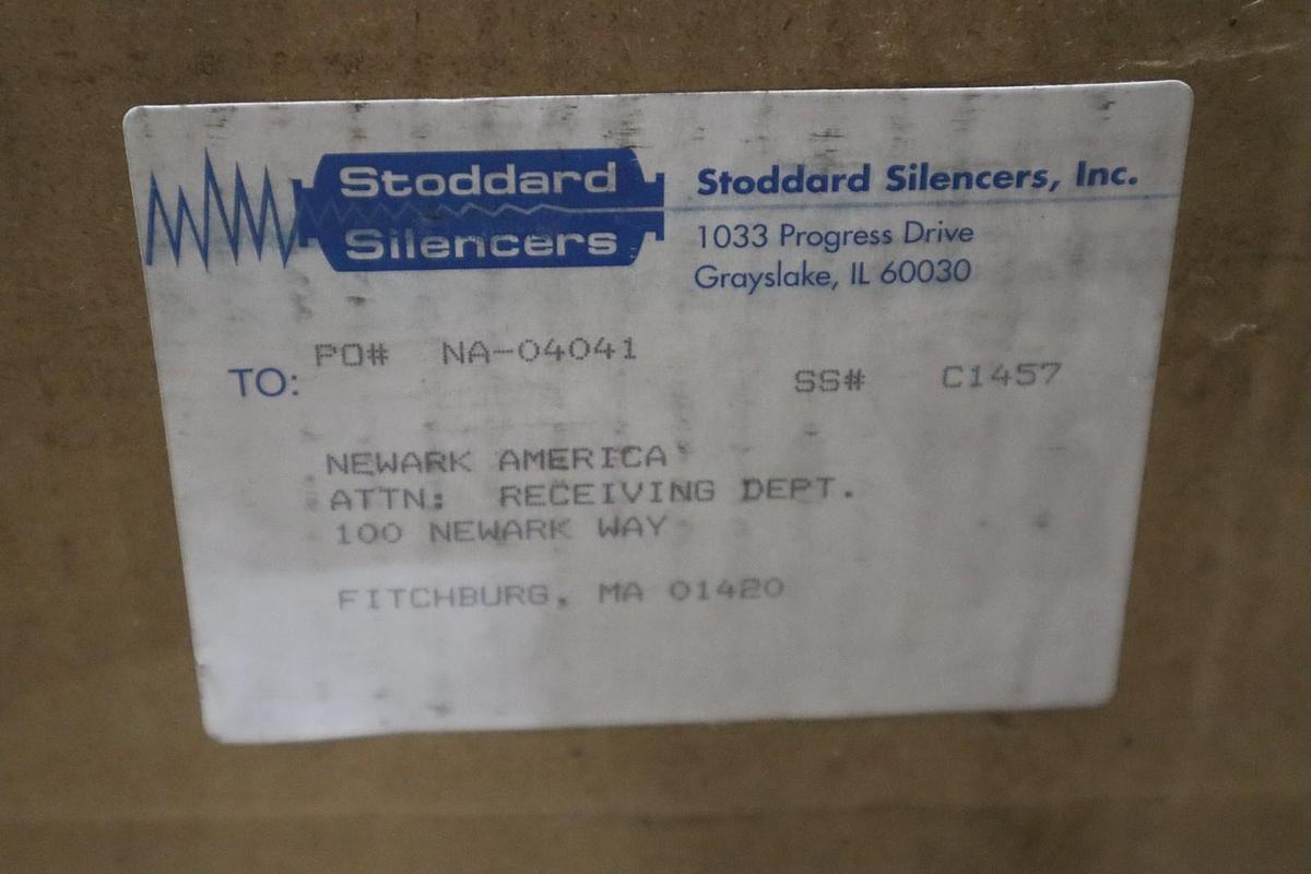 STODDARD SILENCERS F64-8 Stoddard 8″ Flange Filter/Silencer - STOCK HP-179