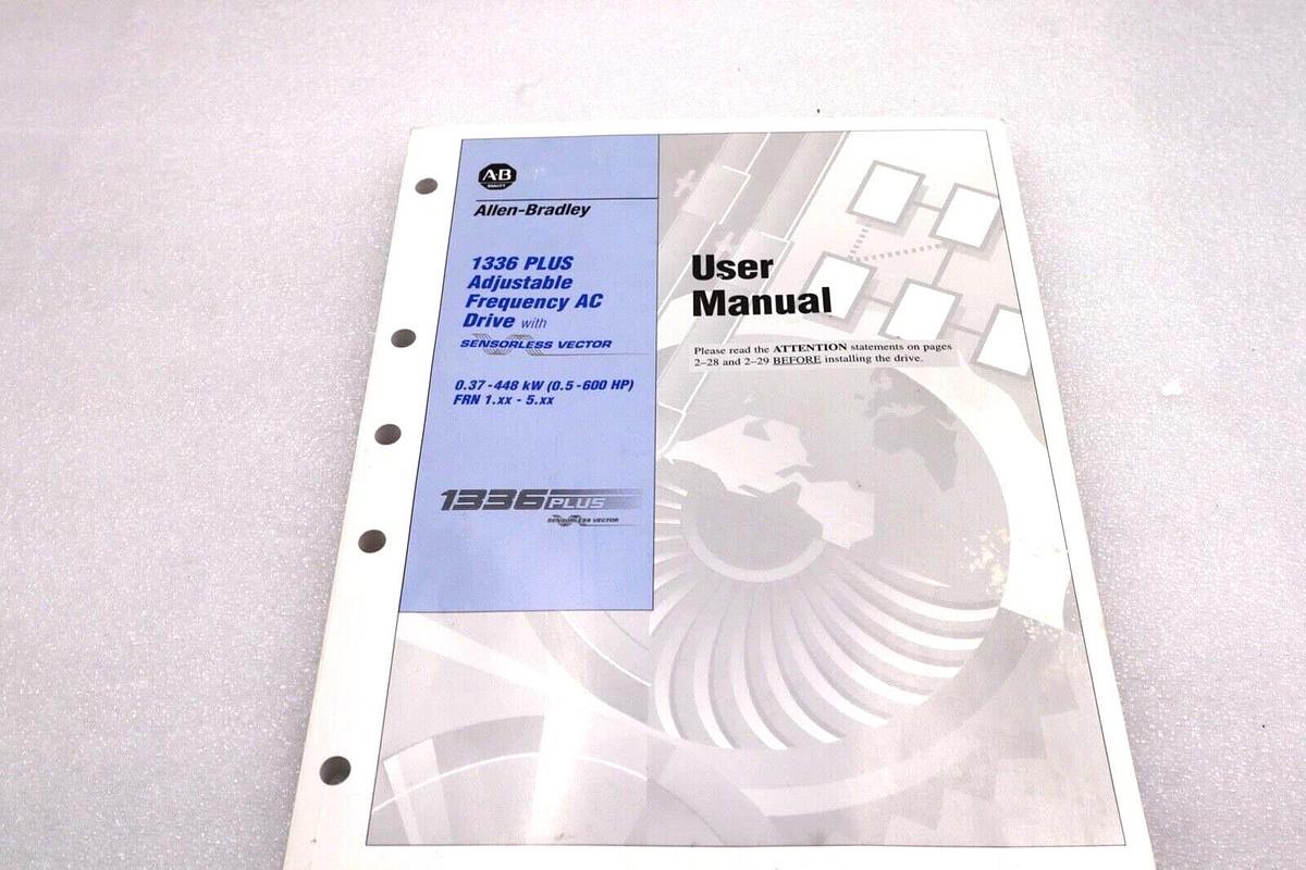 ALLEN BRADLEY 1336 PLUS ADJUSTABLE FREQUENCY AC DRIVE STOCK #2180