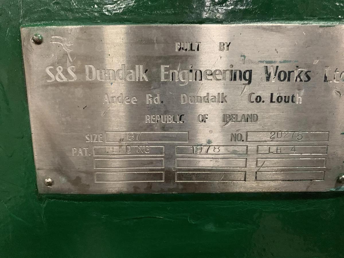 Used 87" S&S SHAFTLESS FLOOR PICK UP UNWIND STANDS 60" DIAMETER (2) AVAILABLE