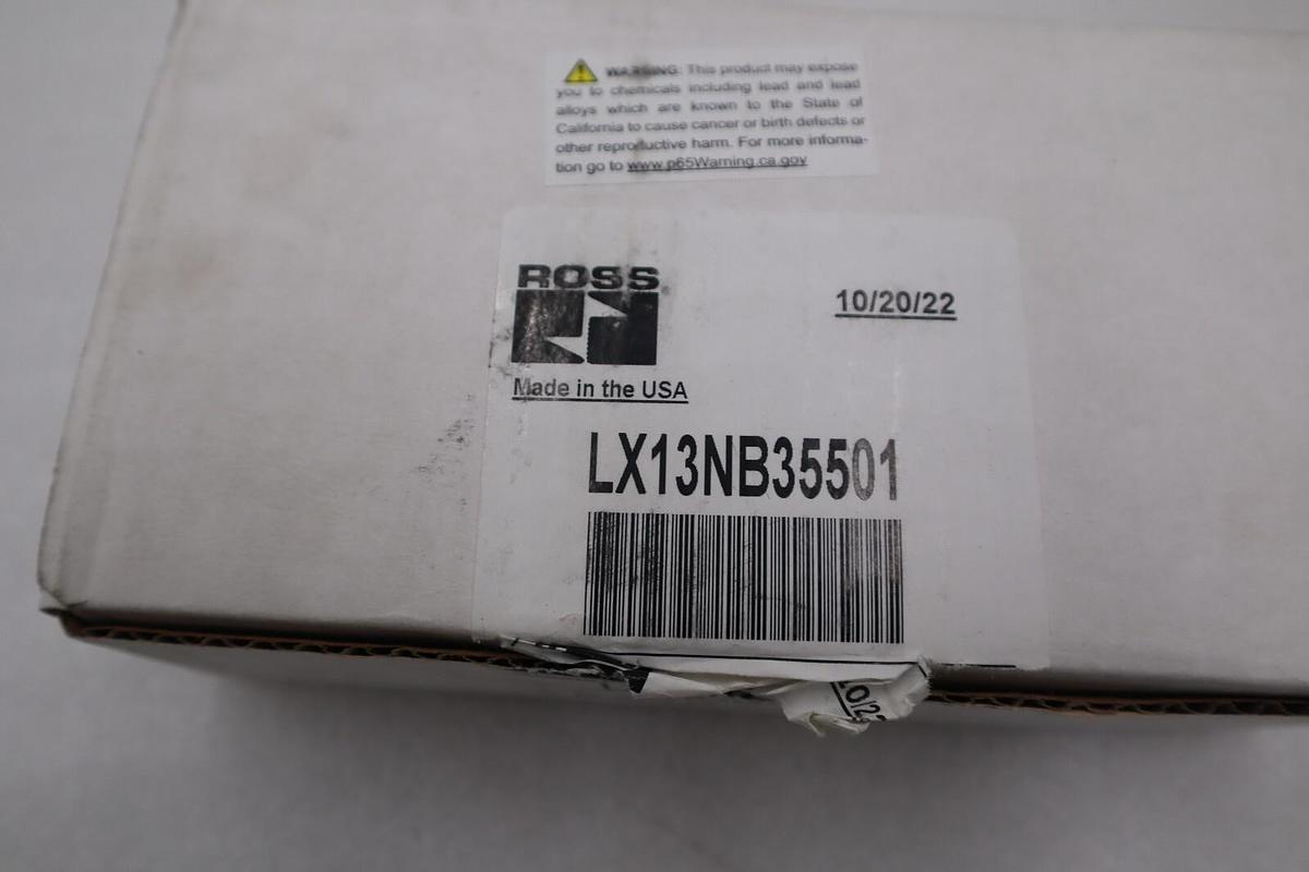 Used ROSS CONTROLS LX13NB35501 / LX13NB35501 NEW WITH BOX STOCK H49A