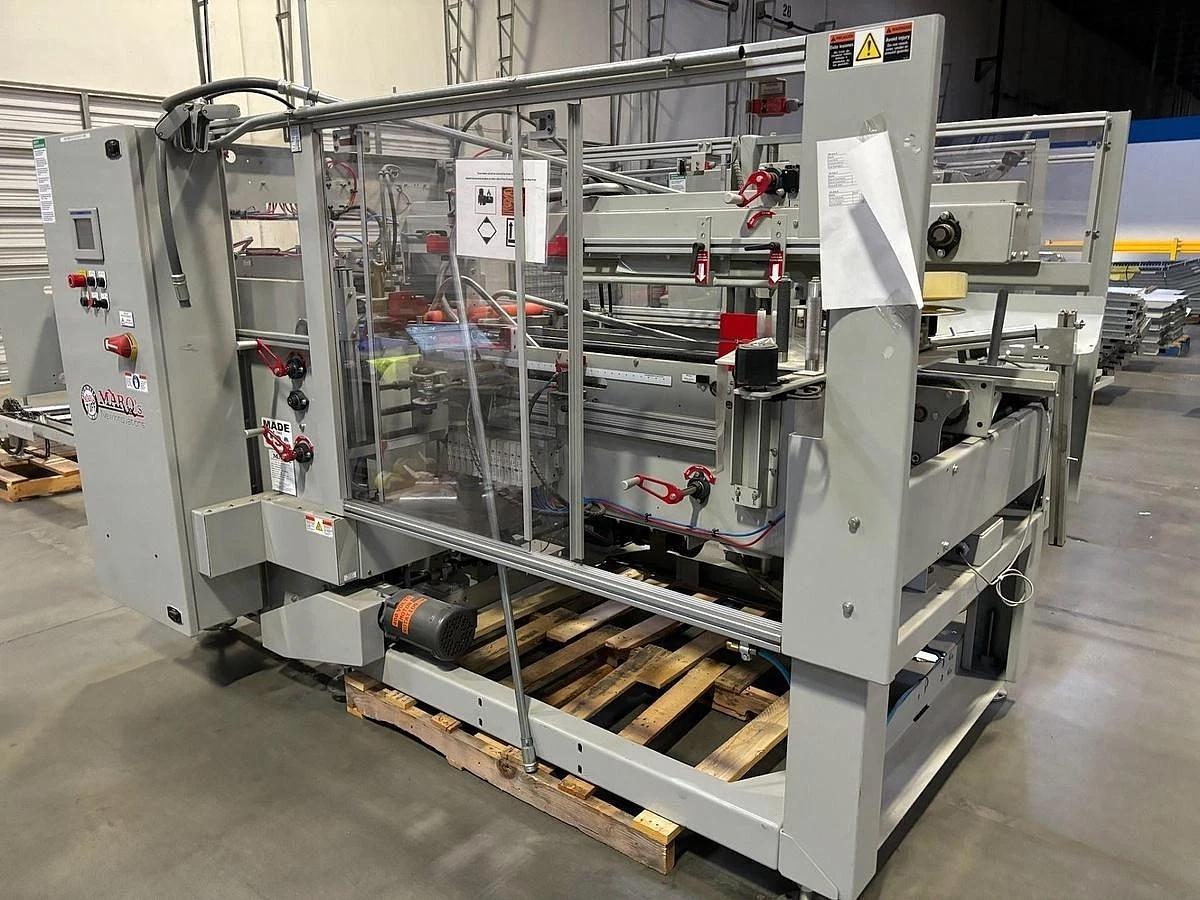 Used MARQ HPE220 / HPE-220 CASE ERECTOR BOTTOM SEALER MANUFACTURED 2016