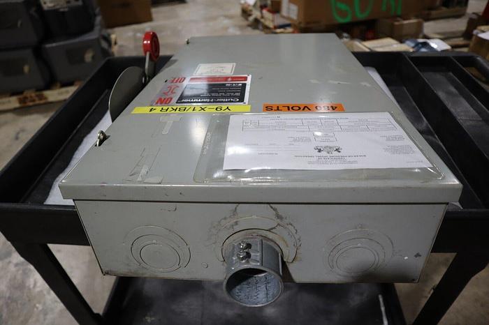 Used CUTLER HAMMER DH364NGK 200 amp 600v HEAVY DUTY SAFETY SWITCH STOCK 835A