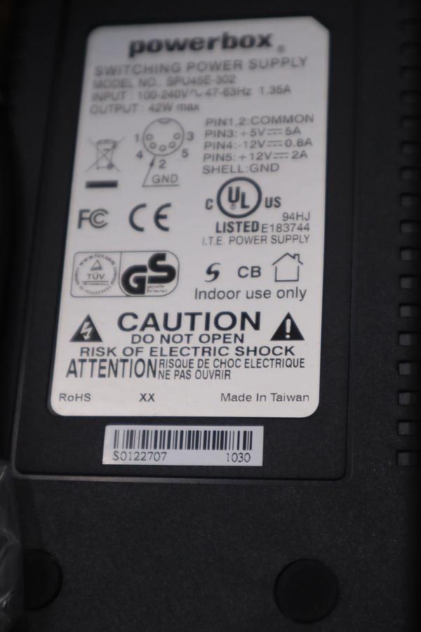 POWERBOX SPU45E-302 SWITCHING POWER SUPPLY - NEW IN BOX - STOCK GF1386