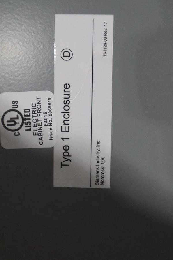 Used SIEMENS P1 250A 208Y/120V P1C30BL100ATST MAIN BEAKER STOCK HS47