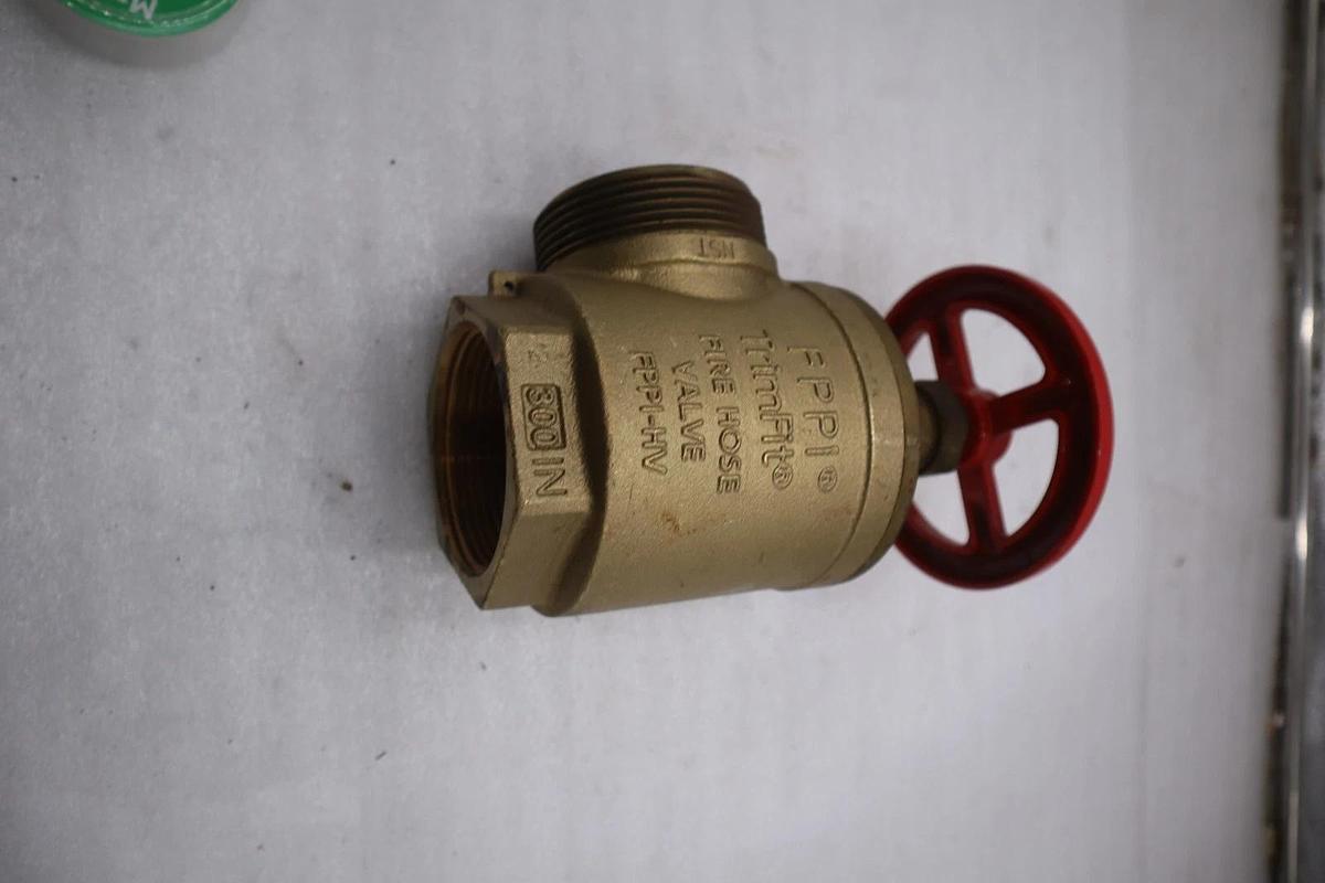 Used FPPI TrimFit Fire Hose Valve FPPI-HV 2.5" Class 300 EX4904 37WL Brass - GF624