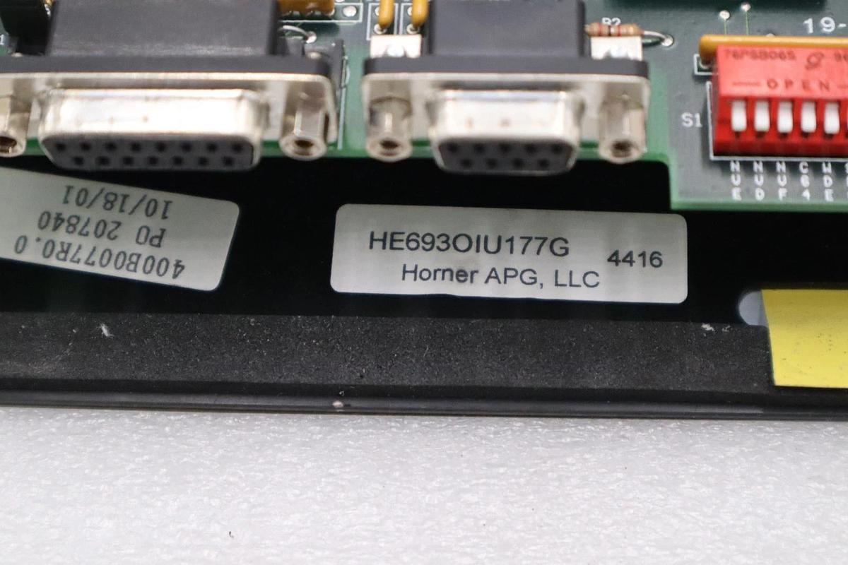 Used Horner Electric HE693OIU177G HMI Operator Interface Keypad 24VDC STOCK 3494A
