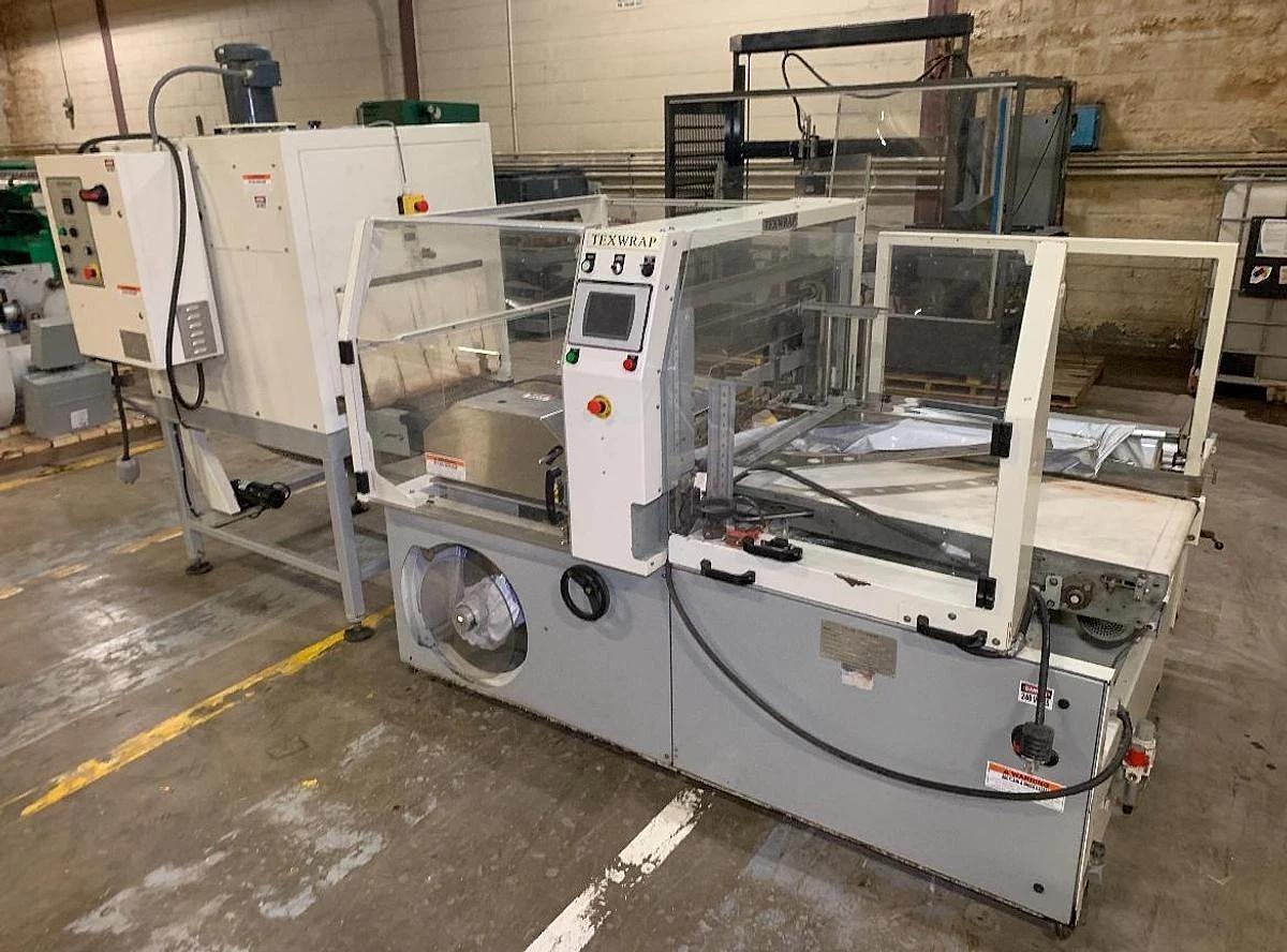 Used TEXWRAP # T-2010 ISS SIDE SEAL SHRINK SYSTEM AND #1322-01 TUNNEL