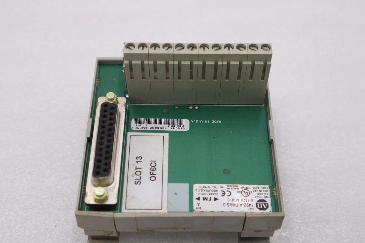 Used AB Allen Bradley Input Interface Module 1492-AIFM6S-3 1492AIFM6S3 STK H1416A