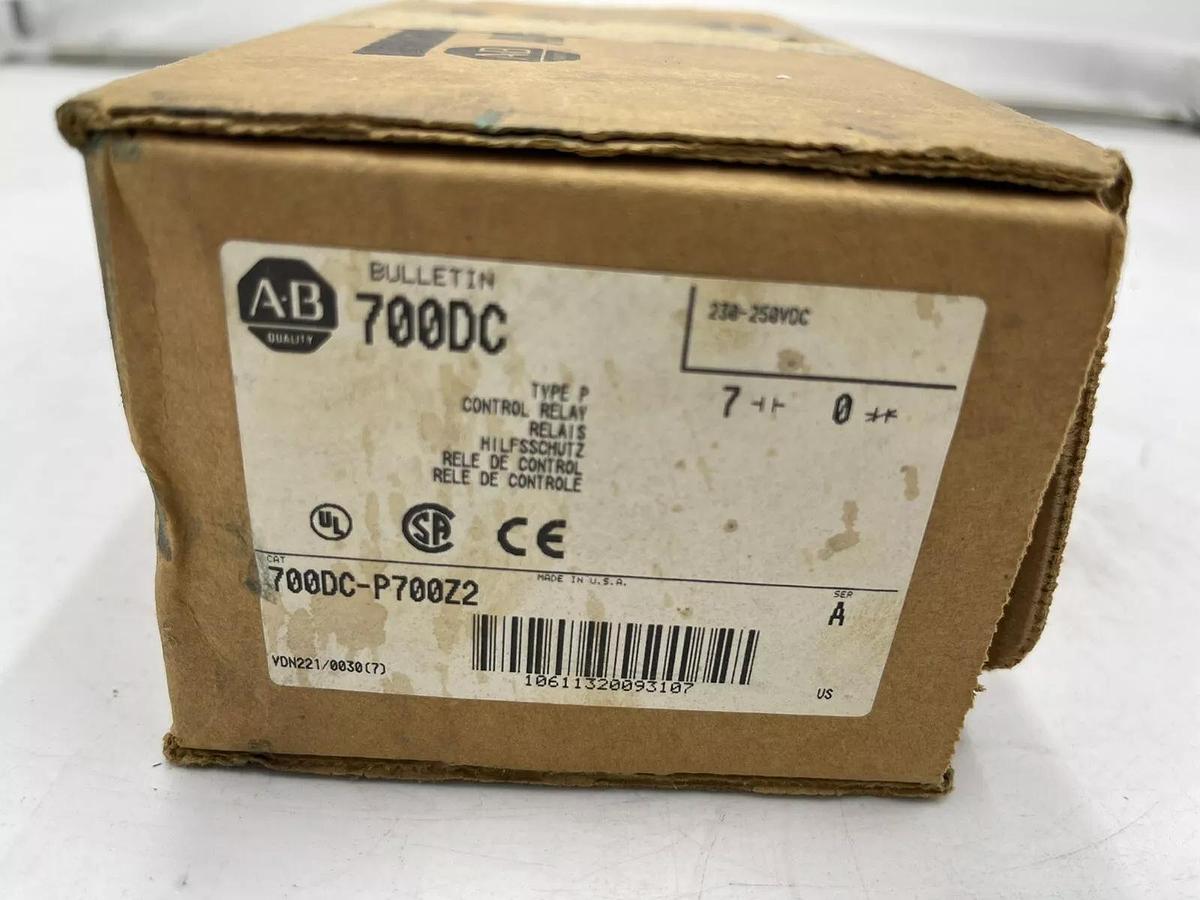 Used Control Relay 700DC-P700Z2 Allen-Bradley 700DCP700Z2 NEW IN BOX STOCK 1474