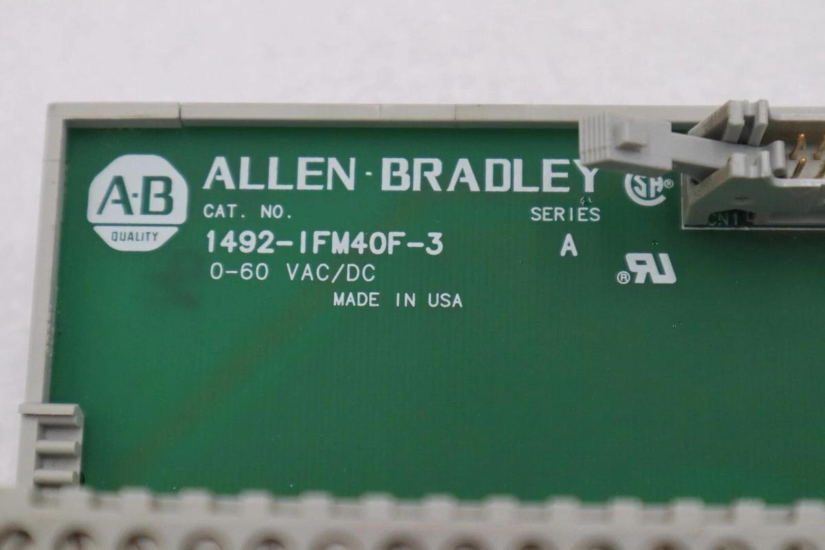 Used ALLEN BRADLEY 1492-IFM40F-3 WIRING SYSTEMS MODULES STOCK 2408A